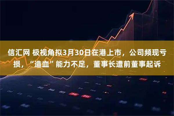 信汇网 极视角拟3月30日在港上市,公司频现亏损,“造血”能力不足,董事长遭前董事起诉